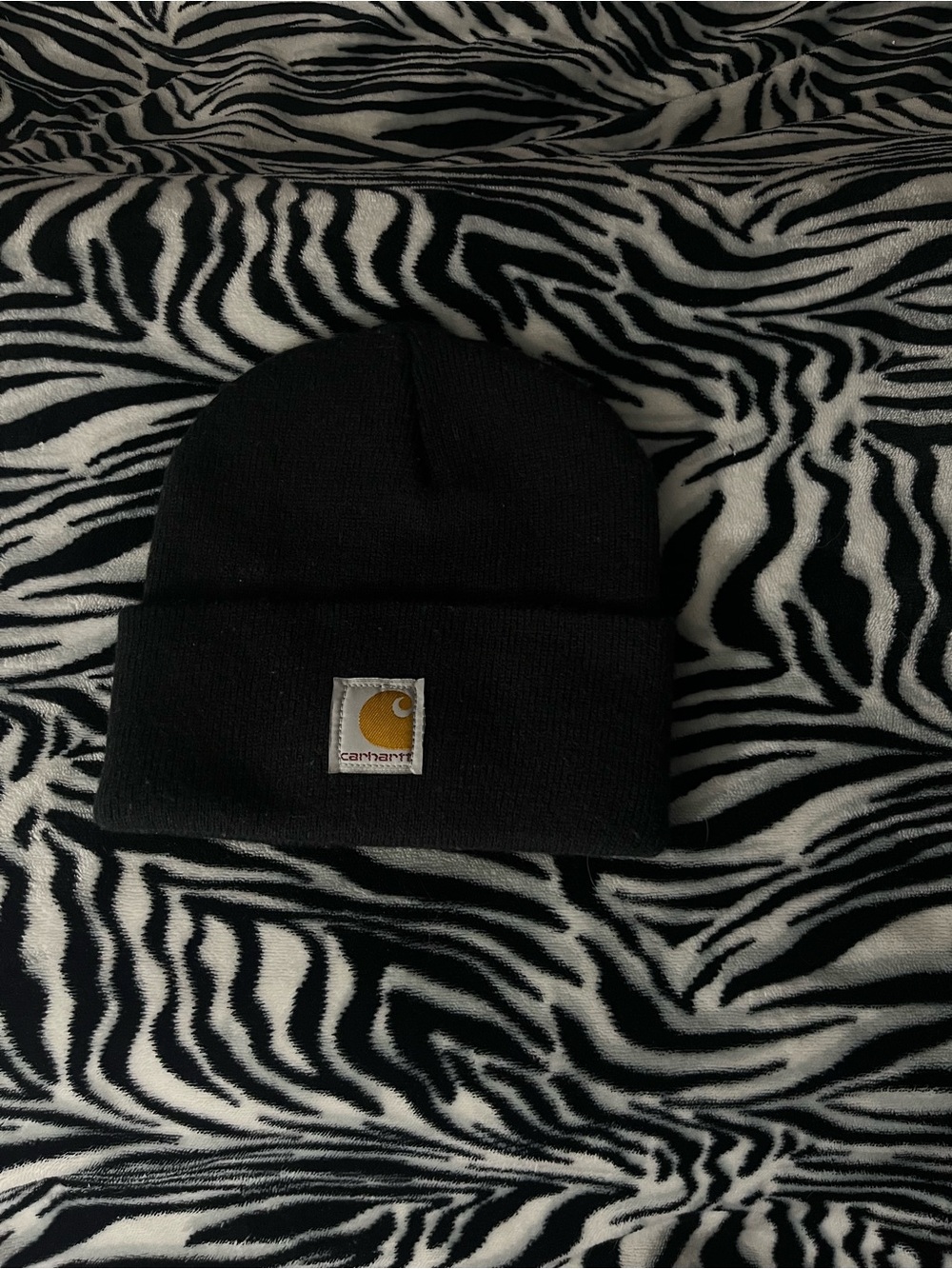 Carhartt Kids Black Acrylic Watch Hat Beanie